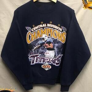 2000 Tennessee Titans Sweatshirt Central Division Champions
